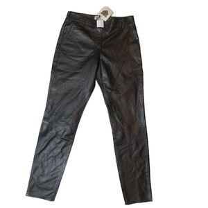 Women's Lita by Ciara real Lamb Leather Pants, Size 29, Black NWT $598